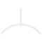 Ekena Millwork Archdale Architectural Grade PVC Gable Bracket, 96"W x 60"H x 4"D x 4"F, 15/12 Pitch GBP096X60X0404ARC00 - alternate 2